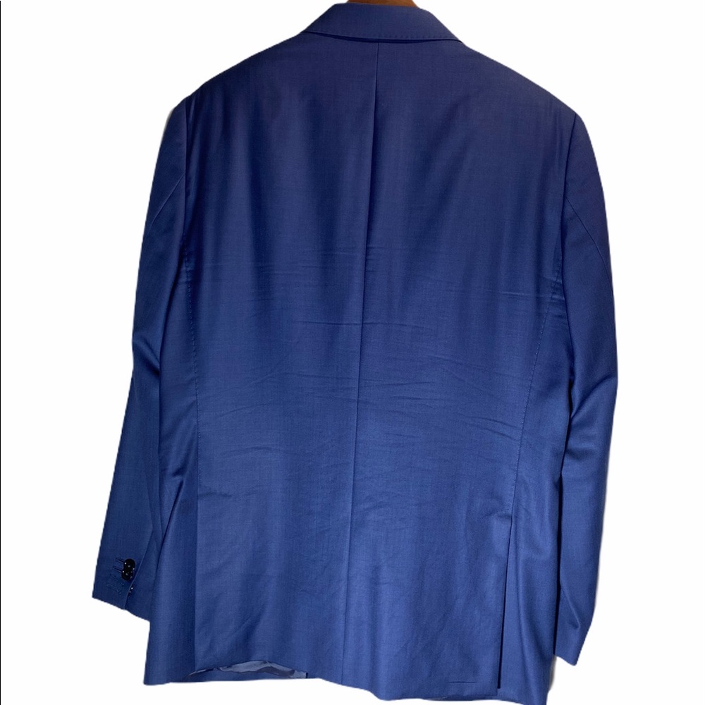 MASSIMO DUTTI**Blue Blazer Super 120 Wool**US 44 - Picture 4 of 9